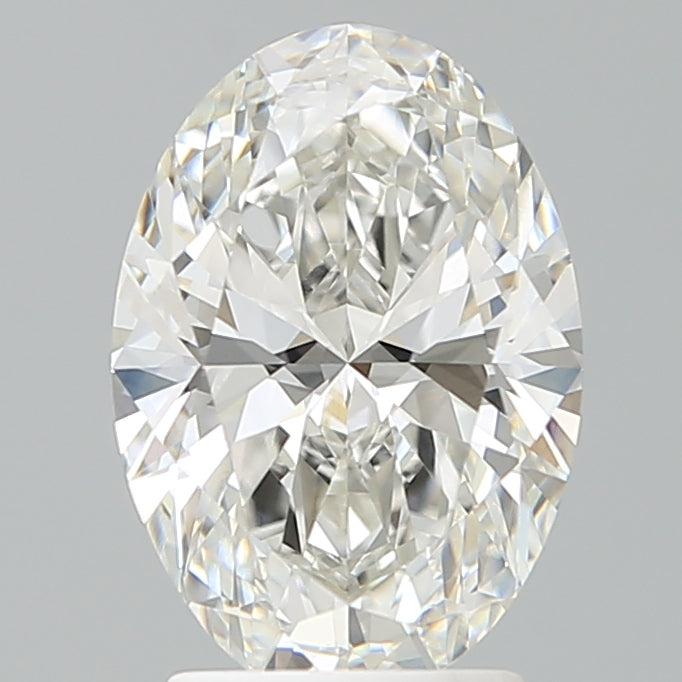 2.55 Carat Oval Shaped, Ideal Cut, F Color, VVS1 Clarity, IGI Certified Lab Grown Diamond