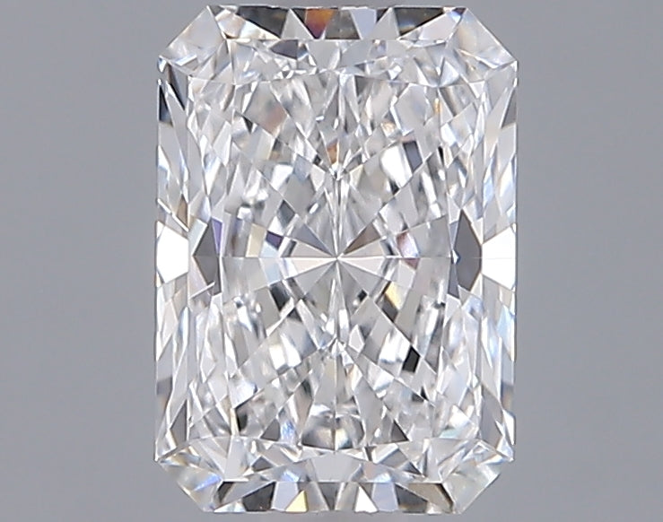 1.56 Carat Radiant Shaped, Ideal Cut, D Color, VVS2 Clarity, IGI Certified Lab Grown Diamond