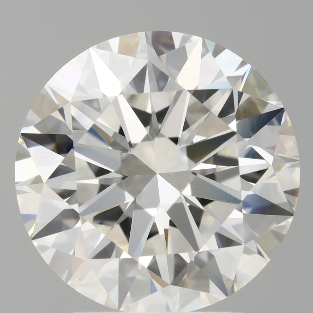 3.53 Carat Round Shaped, Excellent Cut, F Color, VS1 Clarity, IGI Certified Lab Grown Diamond