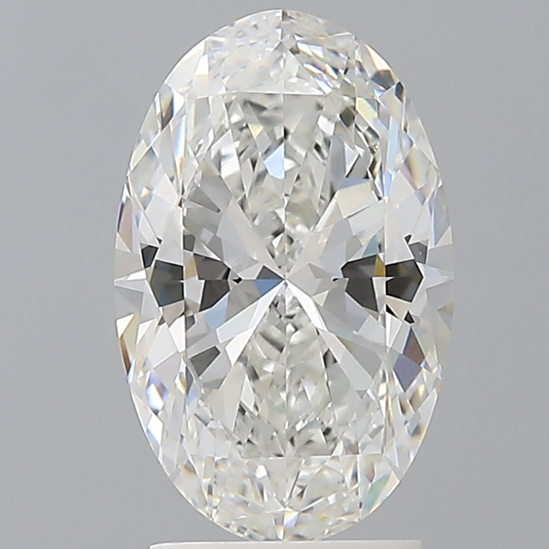 2.58 Carat Oval Shaped, Ideal Cut, F Color, VVS2 Clarity, IGI Certified Lab Grown Diamond
