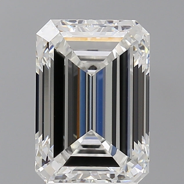 3.08 Carat Emerald Shaped, Excellent Cut, E Color, VVS2 Clarity, IGI Certified Lab Grown Diamond