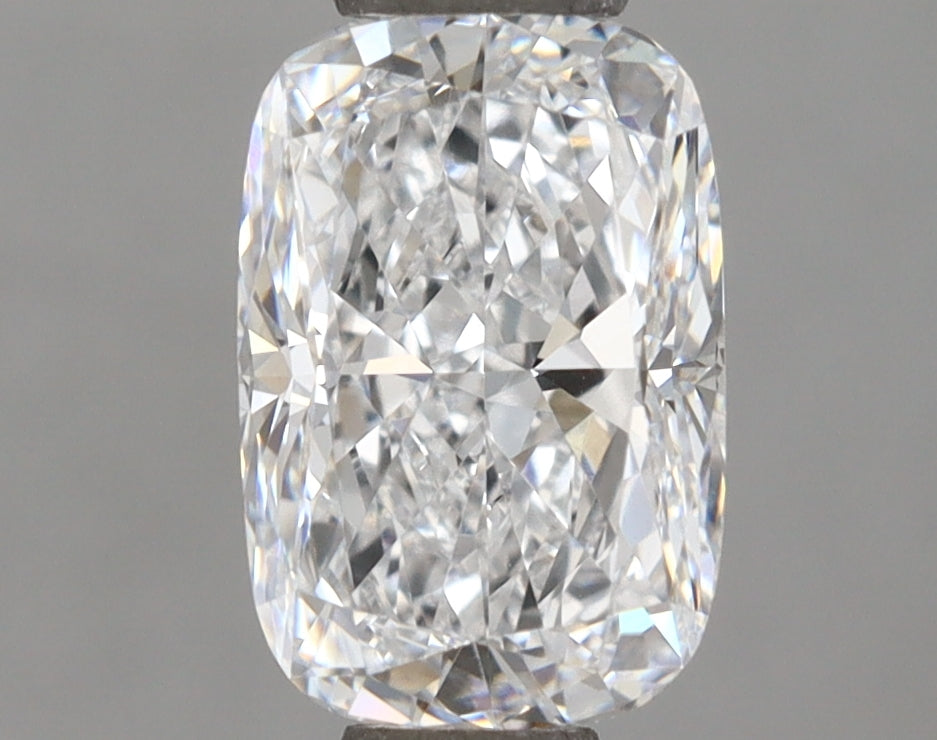 1.13 Carat Cushion Shaped, Ideal Cut, D Color, VVS2 Clarity, IGI Certified Lab Grown Diamond