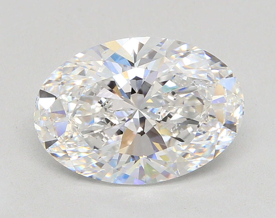 4.94 Carat Oval Shaped, Ideal Cut, E Color, VS1 Clarity, IGI Certified Lab Grown Diamond