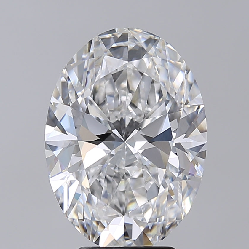 5.02 Carat Oval Shaped, Excellent Cut, D Color, VVS2 Clarity, IGI Certified Lab Grown Diamond