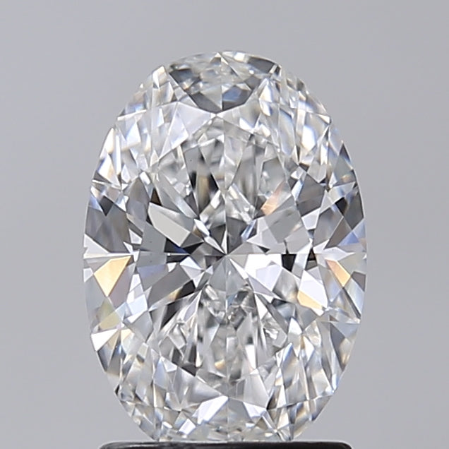 1.66 Carat Oval Shaped, Excellent Cut, E Color, VVS2 Clarity, IGI Certified Lab Grown Diamond