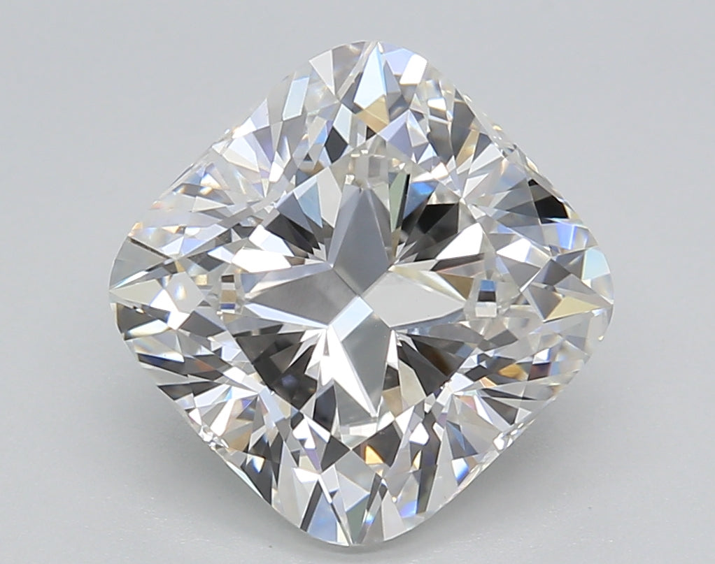 4.00 Carat Cushion Shaped, Ideal Cut, E Color, VS2 Clarity, IGI Certified Lab Grown Diamond
