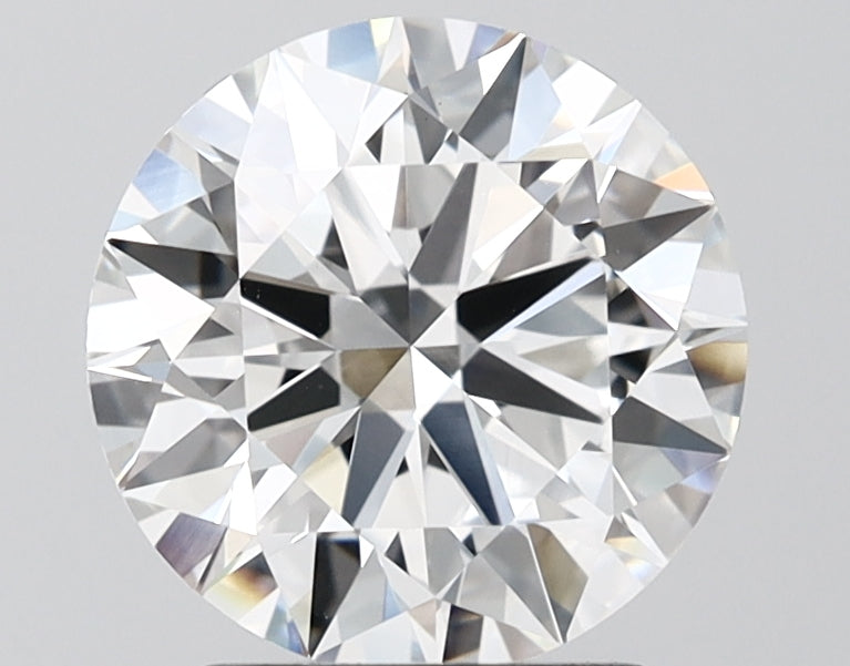 2.48 Carat Round Shaped, Ideal Cut, F Color, VVS2 Clarity, IGI Certified Lab Grown Diamond