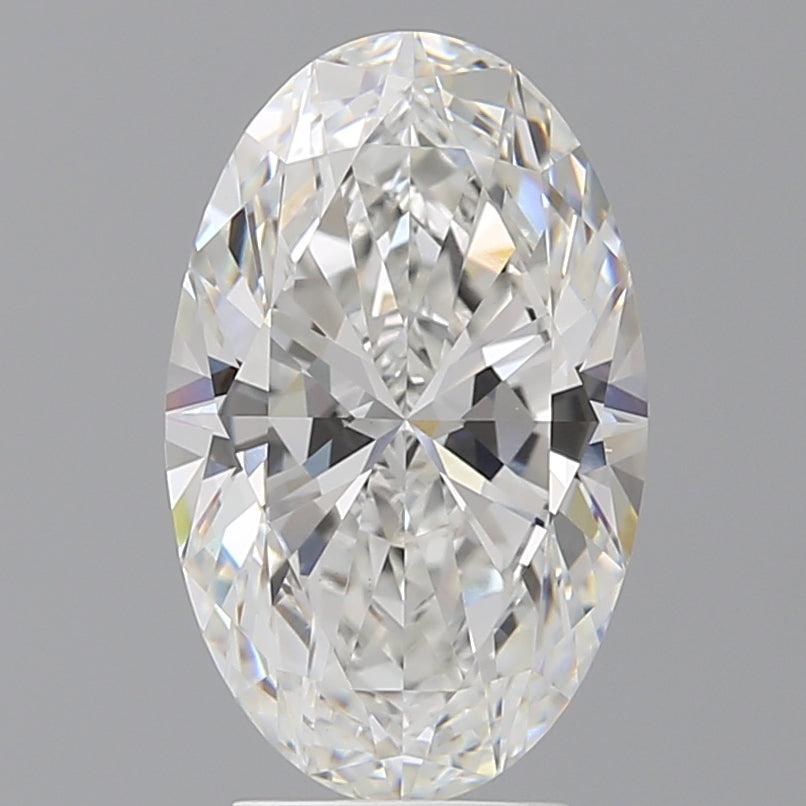 4.09 Carat Oval Shaped, Ideal Cut, E Color, VVS2 Clarity, IGI Certified Lab Grown Diamond