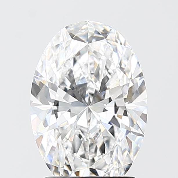 2.10 Carat Oval Shaped, Ideal Cut, D Color, VVS2 Clarity, IGI Certified Lab Grown Diamond