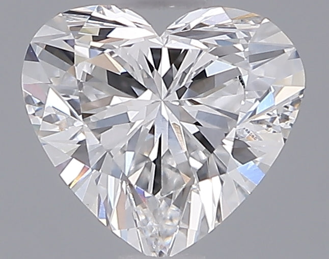 1.07 Carat Heart Shaped, Ideal Cut, D Color, VVS2 Clarity, IGI Certified Lab Grown Diamond