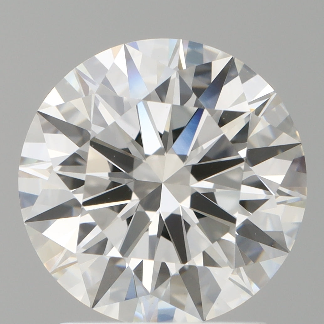 2.05 Carat Round Shaped, Ideal Cut, F Color, VVS2 Clarity, IGI Certified Lab Grown Diamond