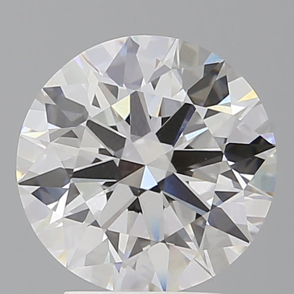 3.05 Carat Round Shaped, Ideal Cut, F Color, VVS2 Clarity, IGI Certified Lab Grown Diamond