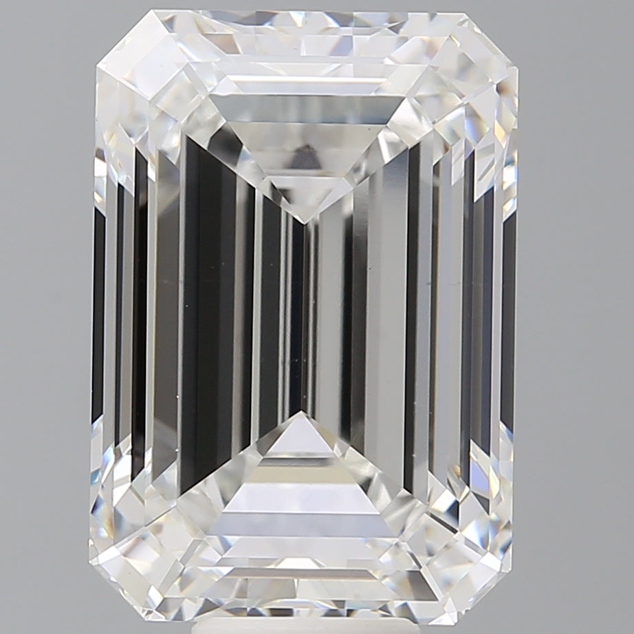 12.10 Carat Emerald Shaped, Ideal Cut, F Color, VS1 Clarity, IGI Certified Lab Grown Diamond