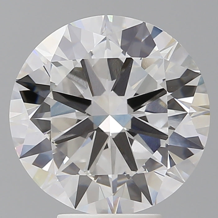 5.51 Carat Round Shaped, Excellent Cut, F Color, VVS2 Clarity, IGI Certified Lab Grown Diamond