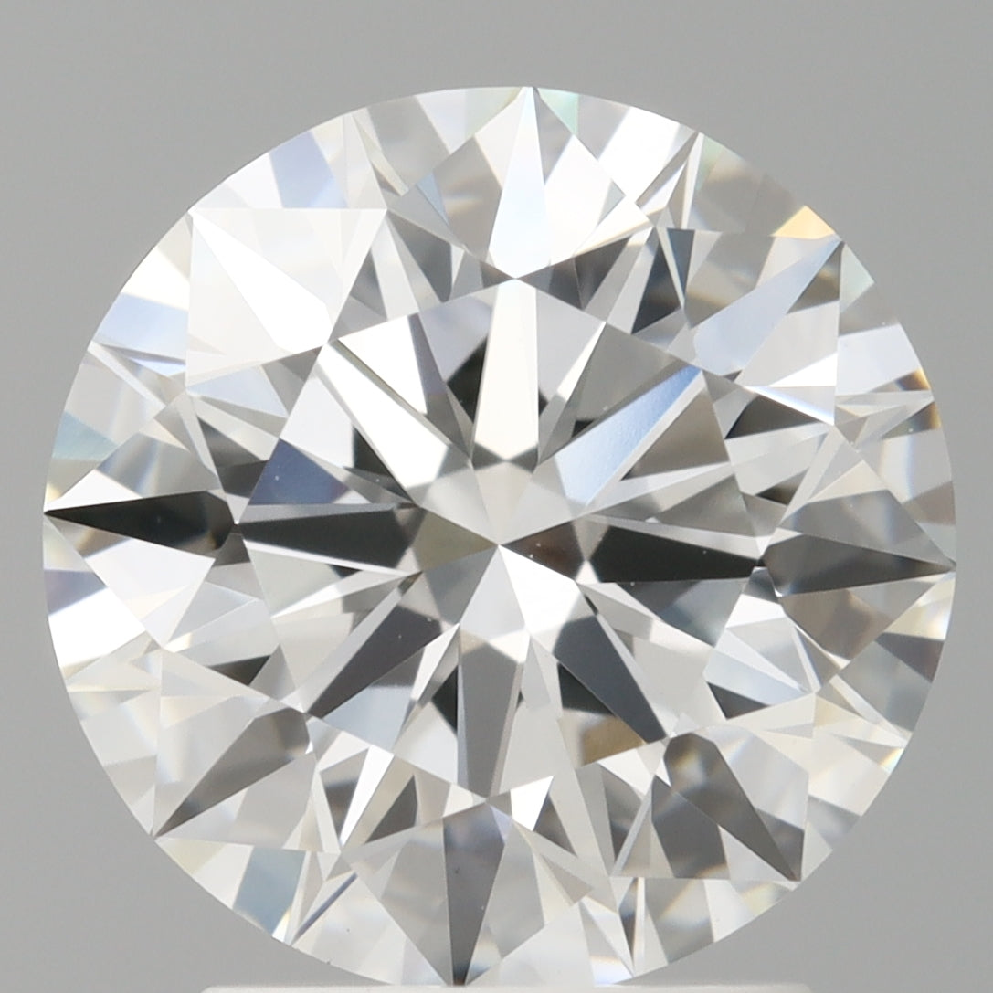 2.60 Carat Round Shaped, Ideal Cut, E Color, VVS2 Clarity, IGI Certified Lab Grown Diamond