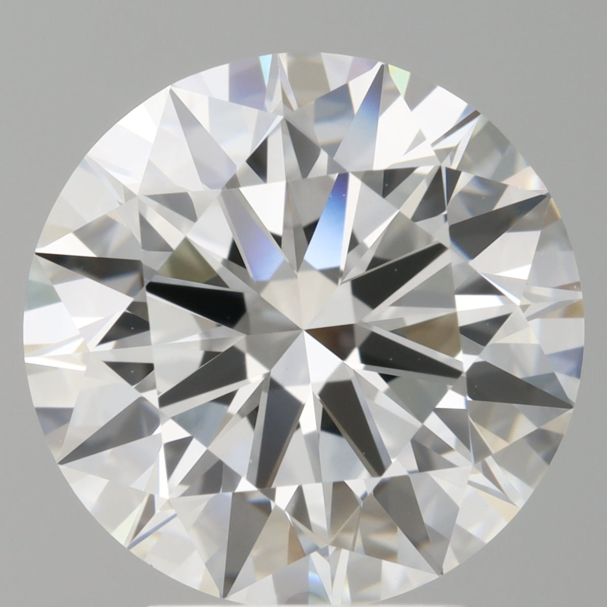 4.08 Carat Round Shaped, Ideal Cut, F Color, VVS2 Clarity, IGI Certified Lab Grown Diamond