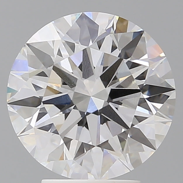 4.02 Carat Round Shaped, Ideal Cut, E Color, VVS2 Clarity, IGI Certified Lab Grown Diamond