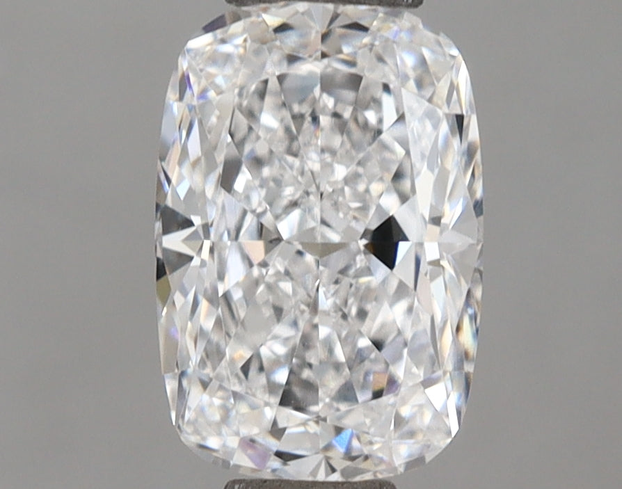 1.03 Carat Cushion Shaped, Ideal Cut, D Color, VVS2 Clarity, IGI Certified Lab Grown Diamond