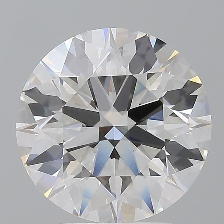 4.07 Carat Round Shaped, Ideal Cut, E Color, VVS2 Clarity, IGI Certified Lab Grown Diamond