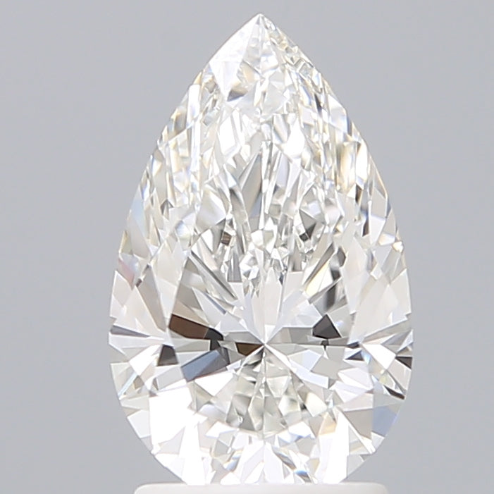 2.09 Carat Pear Shaped, Ideal Cut, F Color, VVS2 Clarity, IGI Certified Lab Grown Diamond