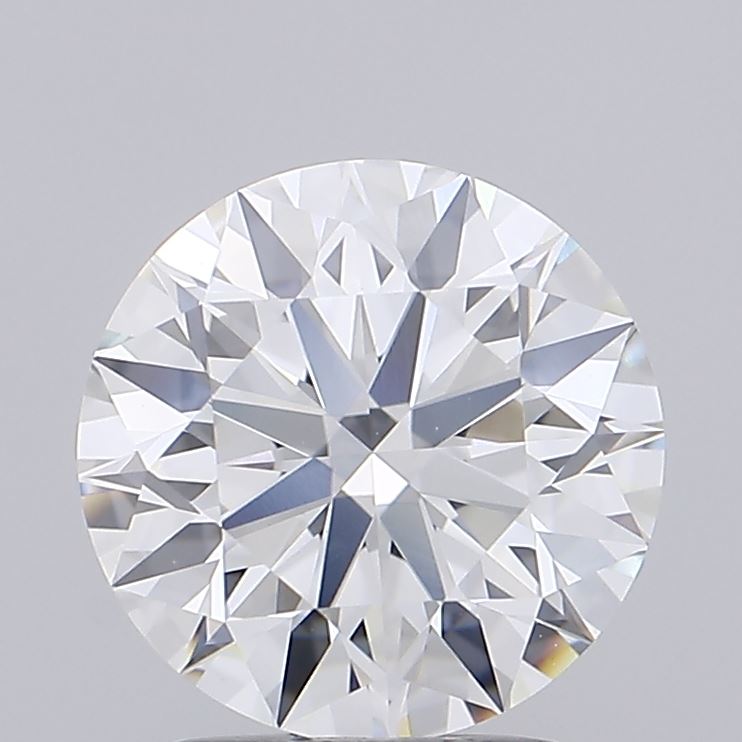 2.42 Carat Round Shaped, Ideal Cut, F Color, VVS2 Clarity, IGI Certified Lab Grown Diamond
