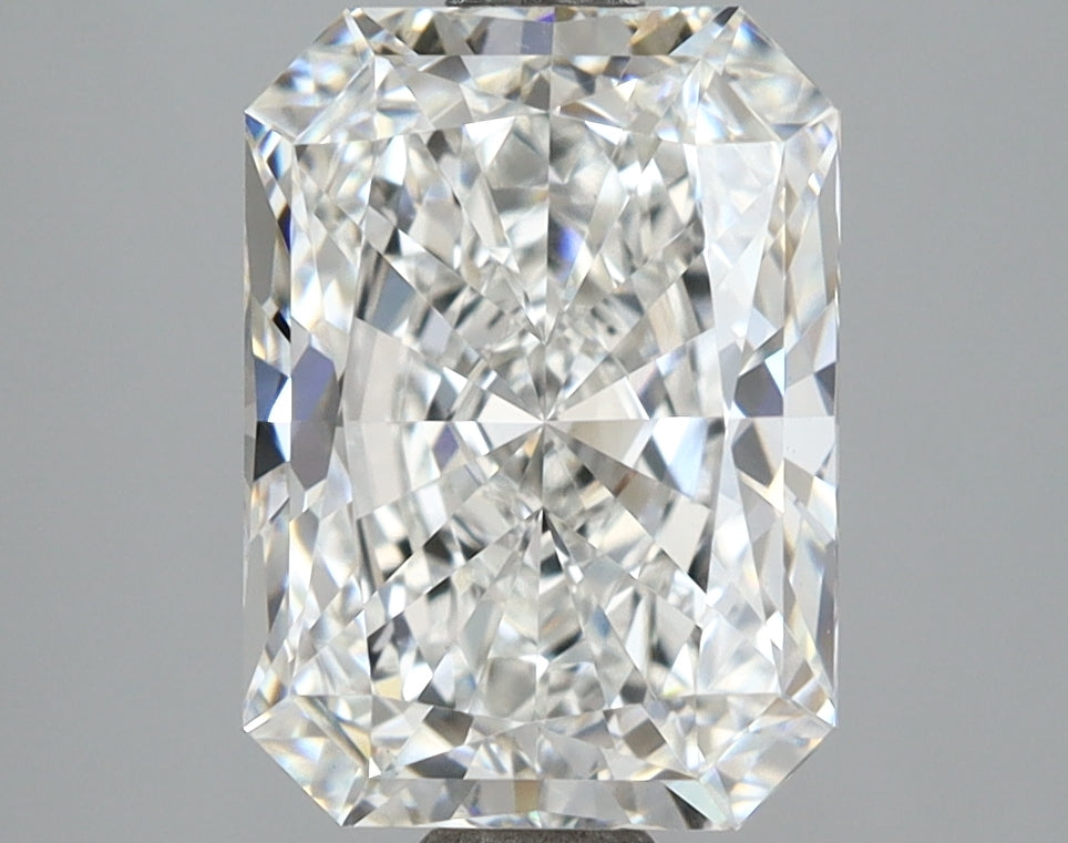 3.09 Carat Radiant Shaped, Ideal Cut, E Color, VS1 Clarity, IGI Certified Lab Grown Diamond