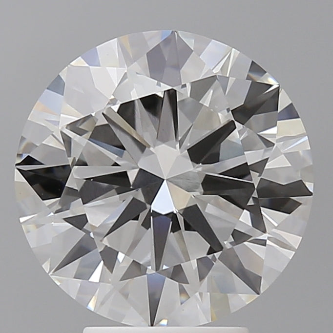 4.52 Carat Round Shaped, Excellent Cut, F Color, VS1 Clarity, IGI Certified Lab Grown Diamond
