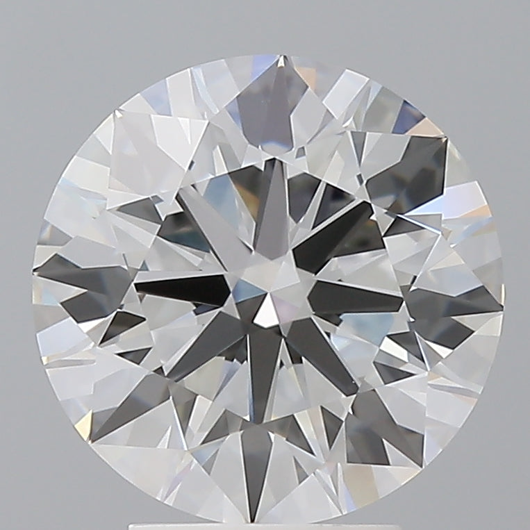 4.08 Carat Round Shaped, Ideal Cut, E Color, VVS2 Clarity, IGI Certified Lab Grown Diamond
