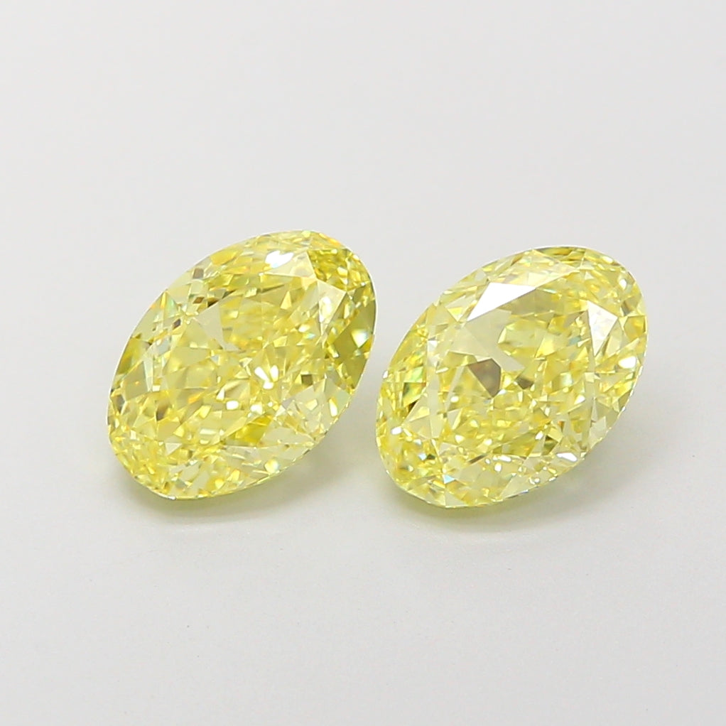 1.53 Carat Oval Shaped, Excellent Cut, VVS2 Clarity, IGI Certified Lab Grown Diamond