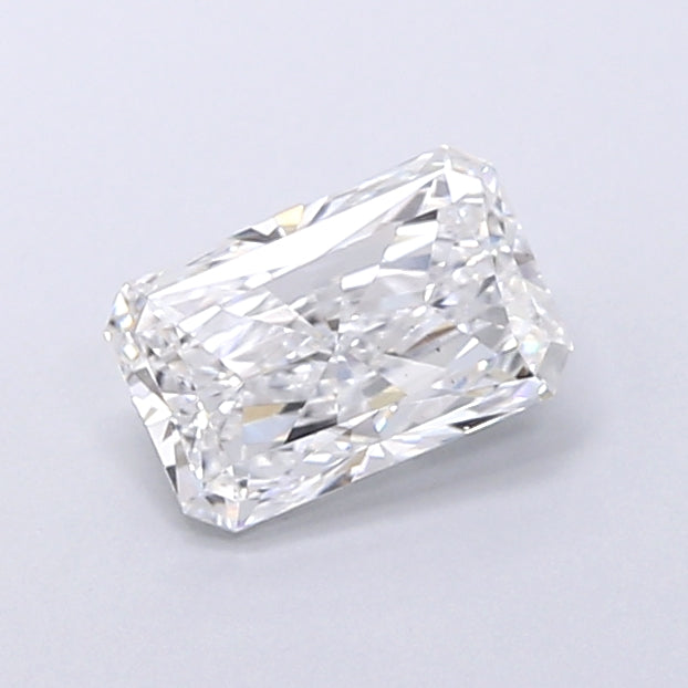 1.10 Carat Radiant Shaped, Very Good Cut, D Color, VS2 Clarity, IGI Certified Lab Grown Diamond