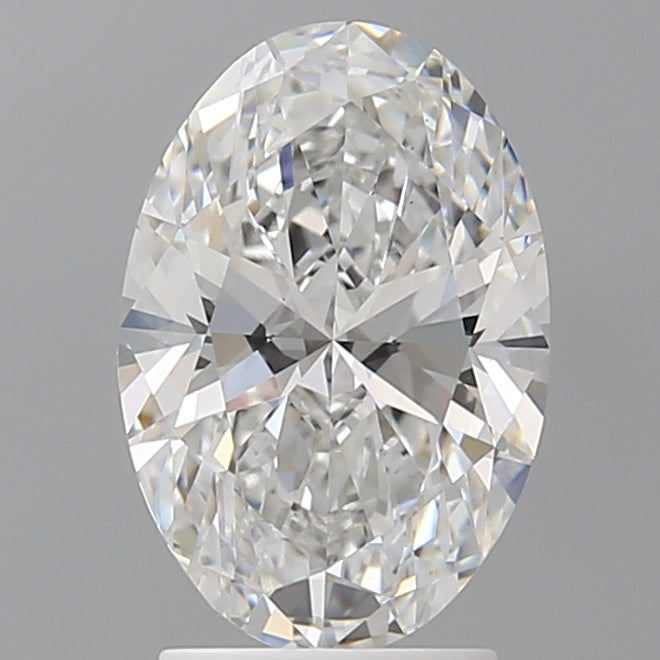 2.58 Carat Oval Shaped, Ideal Cut, E Color, VS1 Clarity, IGI Certified Lab Grown Diamond