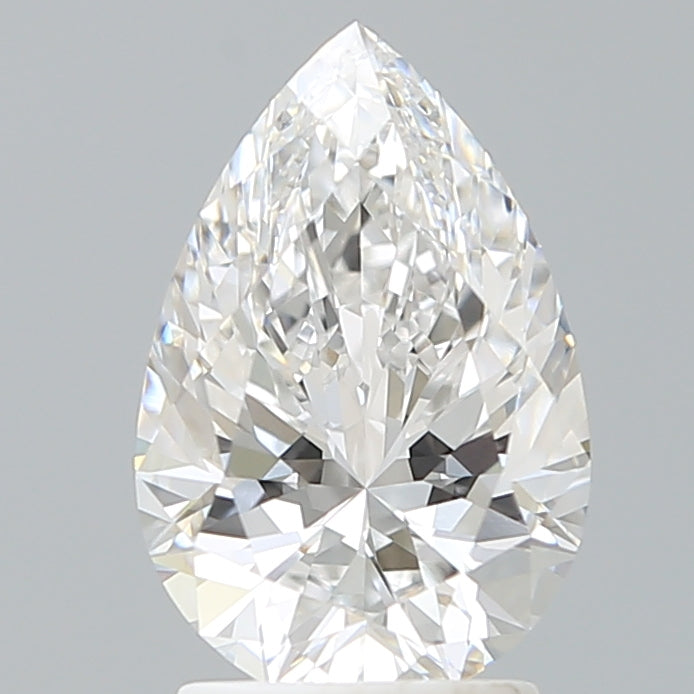 2.27 Carat Pear Shaped, Ideal Cut, D Color, VVS1 Clarity, IGI Certified Lab Grown Diamond