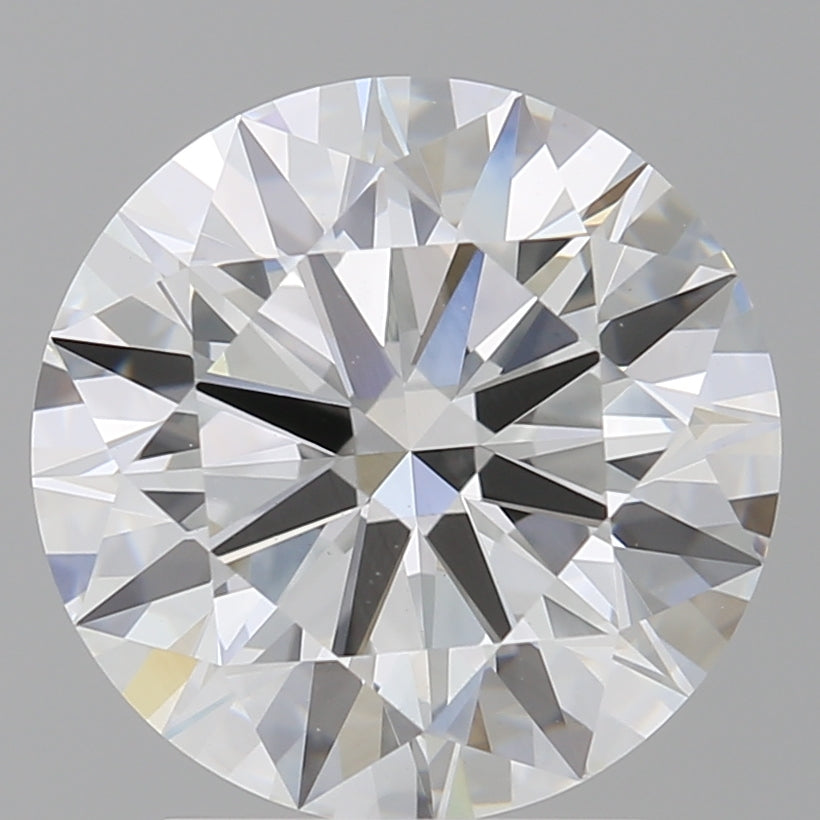 3.03 Carat Round Shaped, Ideal Cut, F Color, VVS2 Clarity, IGI Certified Lab Grown Diamond