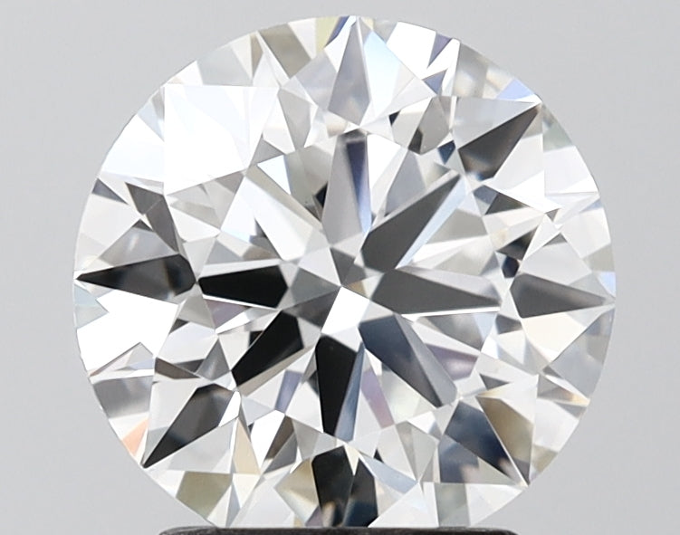 2.56 Carat Round Shaped, Ideal Cut, F Color, VVS2 Clarity, IGI Certified Lab Grown Diamond