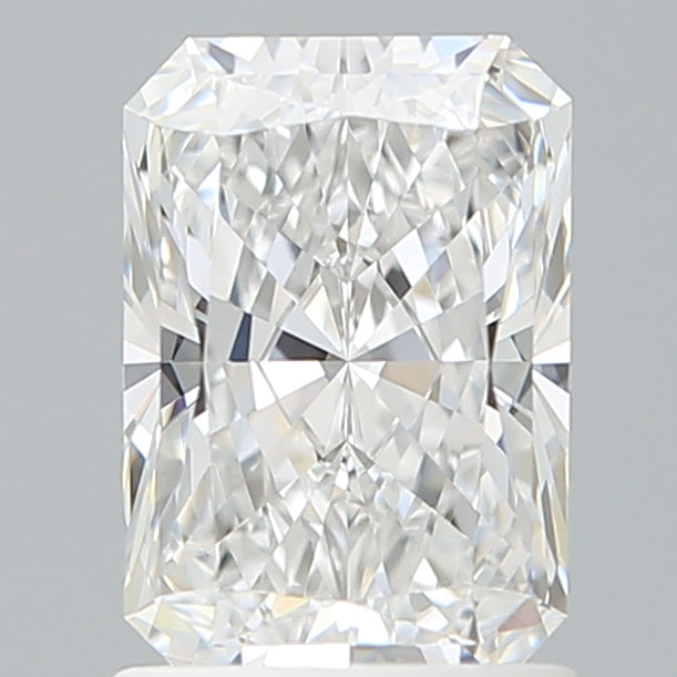 1.56 Carat Radiant Shaped, Ideal Cut, E Color, VVS2 Clarity, IGI Certified Lab Grown Diamond