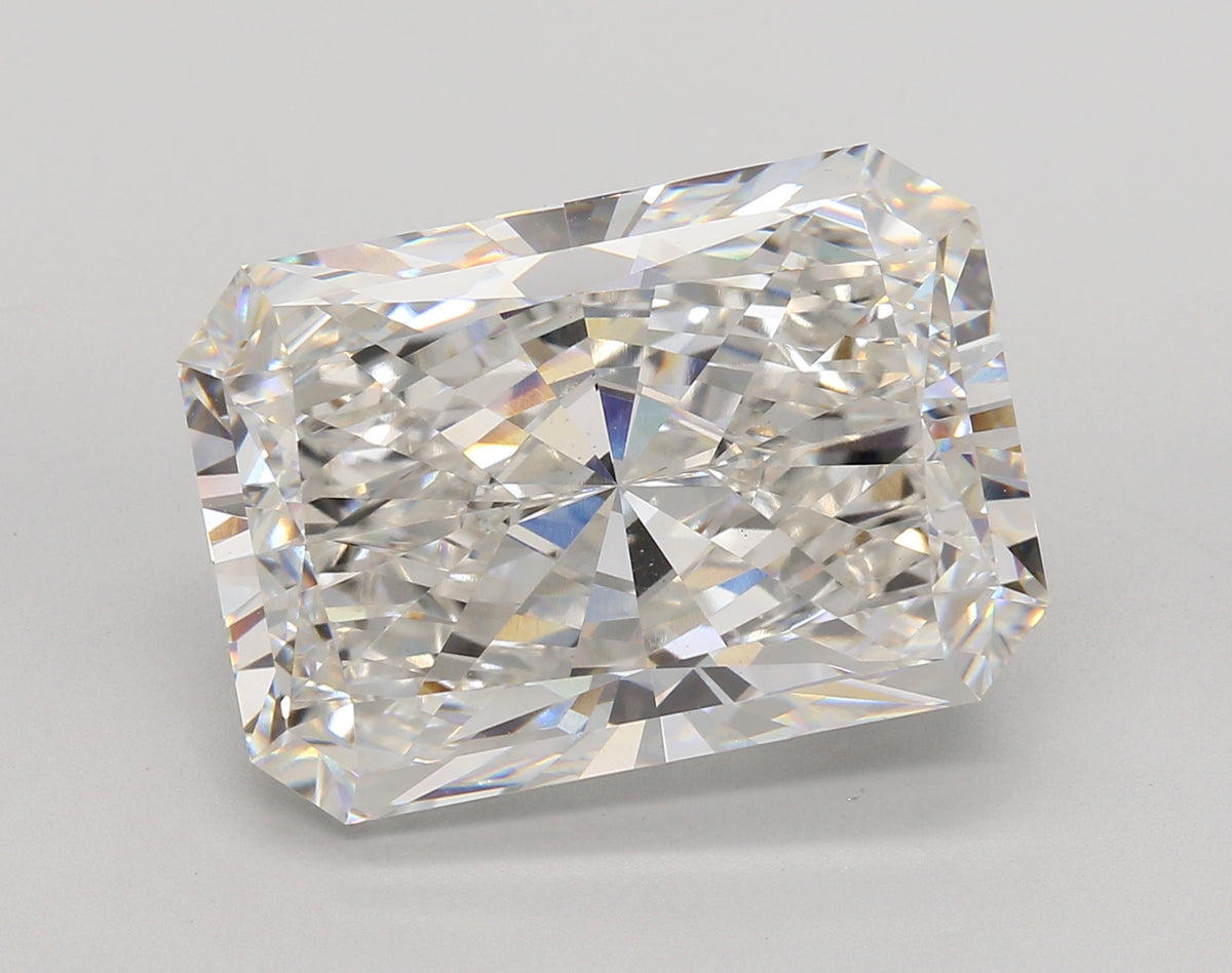 16.05 Carat Radiant Shaped, Ideal Cut, G Color, VS1 Clarity, IGI Certified Lab Grown Diamond