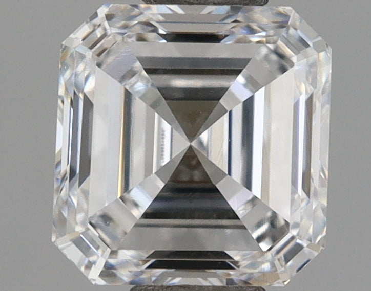 1.02 Carat Asscher Shaped, Very Good Cut, D Color, VVS1 Clarity, IGI Certified Lab Grown Diamond