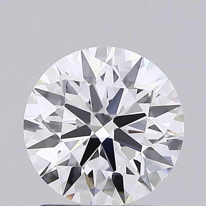 1.59 Carat Round Shaped, Ideal Cut, D Color, VVS2 Clarity, IGI Certified Lab Grown Diamond