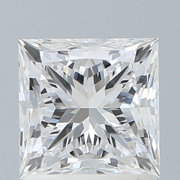 1.63 Carat Princess Shaped, Excellent Cut, D Color, VVS2 Clarity, IGI Certified Lab Grown Diamond