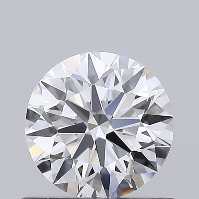 0.53 Carat Round Shaped, Ideal Cut, D Color, VVS2 Clarity, IGI Certified Lab Grown Diamond