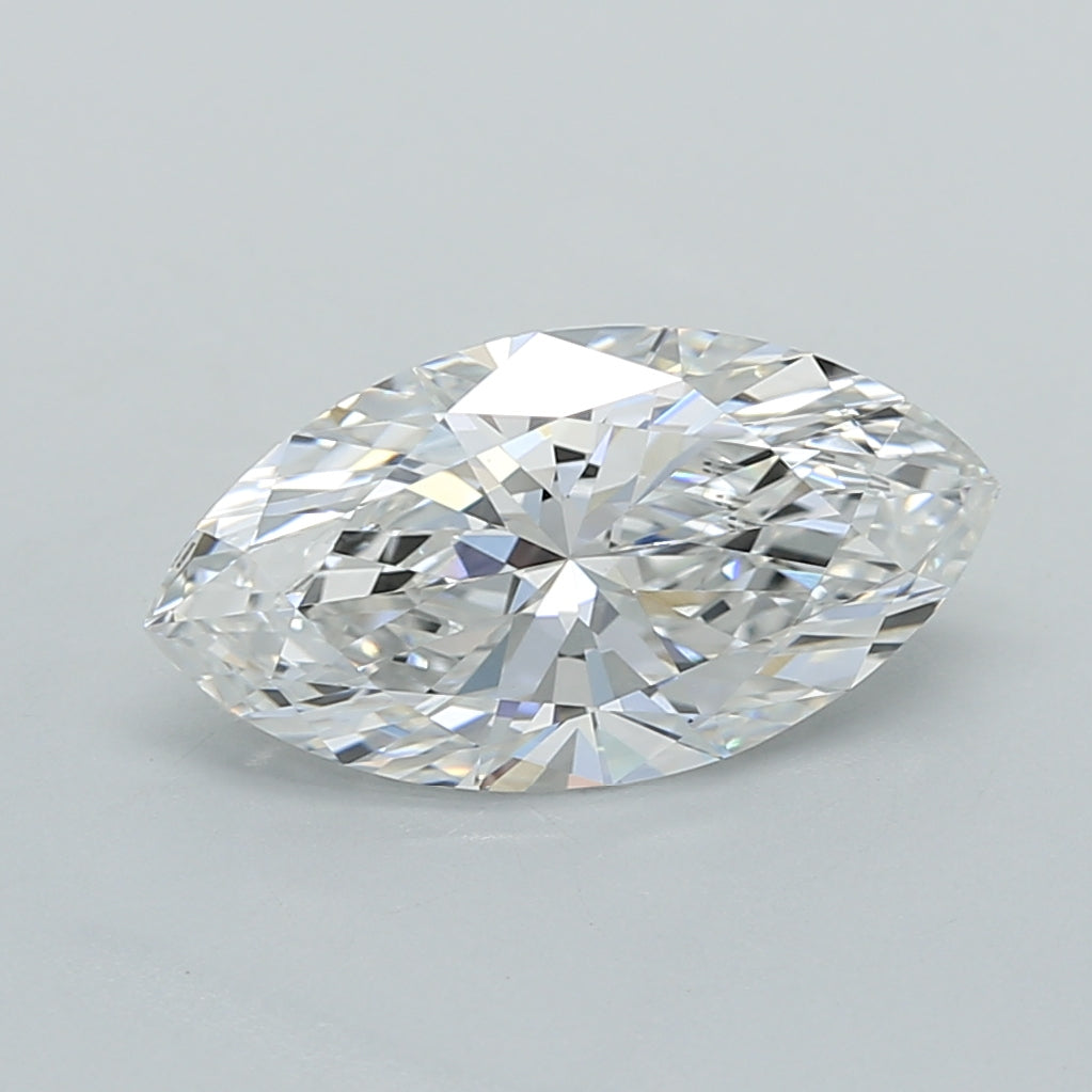 1.90 Carat Marquise Shaped, Ideal Cut, F Color, VVS2 Clarity, IGI Certified Lab Grown Diamond