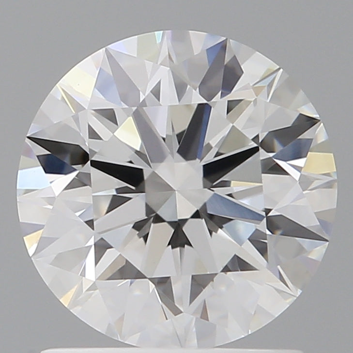 1.51 Carat Round Shaped, Ideal Cut, D Color, VVS2 Clarity, IGI Certified Lab Grown Diamond