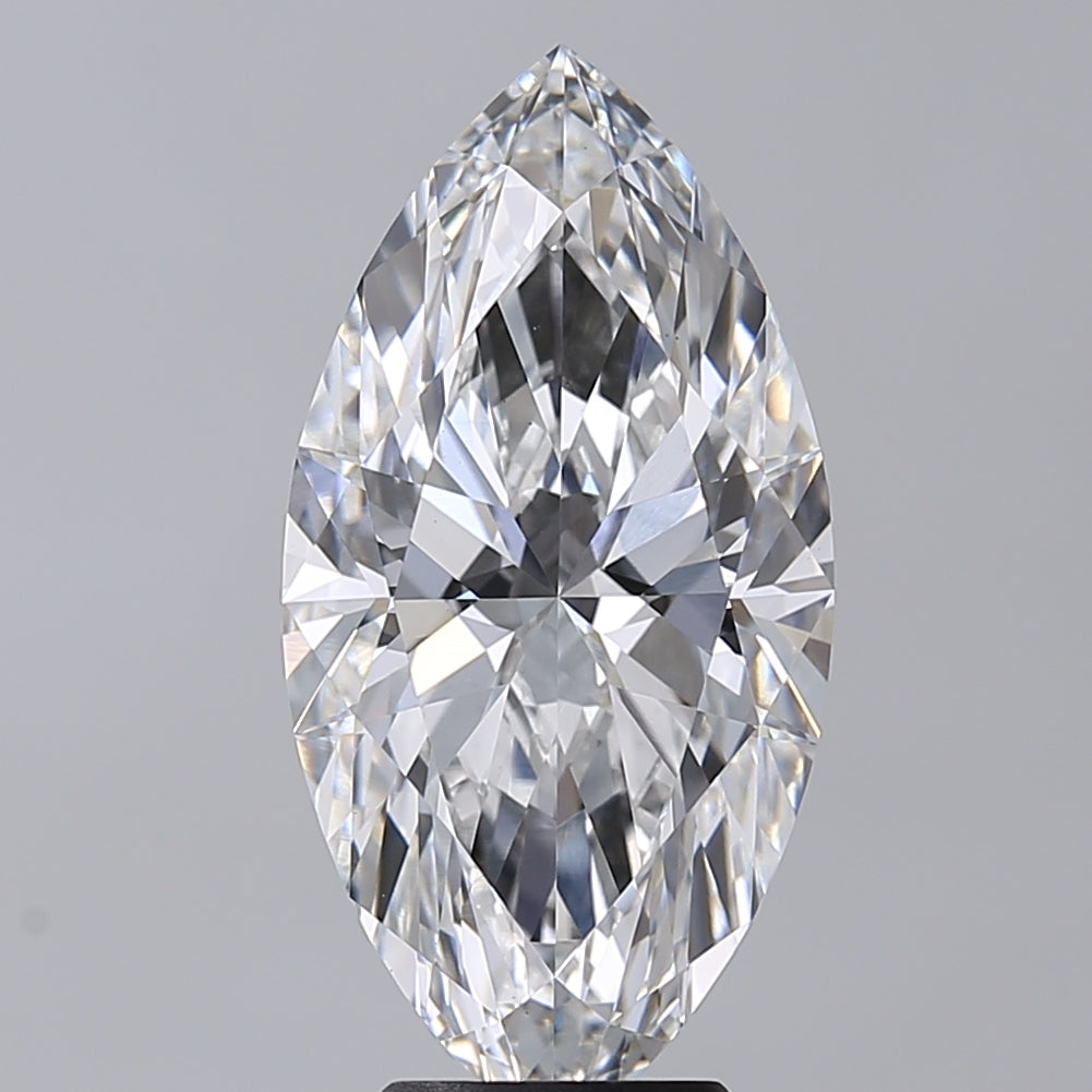 5.01 Carat Marquise Shaped, Excellent Cut, E Color, VS1 Clarity, IGI Certified Lab Grown Diamond
