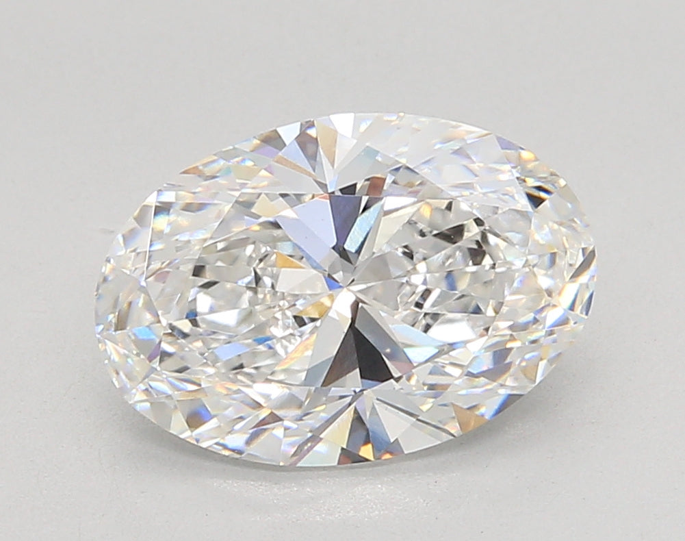 3.50 Carat Oval Shaped, Ideal Cut, D Color, VS1 Clarity, IGI Certified Lab Grown Diamond