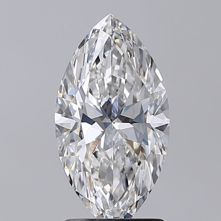 1.97 Carat Marquise Shaped, Excellent Cut, E Color, VVS2 Clarity, IGI Certified Lab Grown Diamond