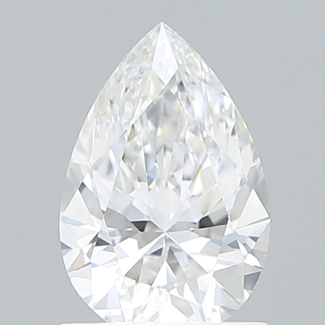 1.08 Carat Pear Shaped, Ideal Cut, D Color, VVS2 Clarity, IGI Certified Lab Grown Diamond