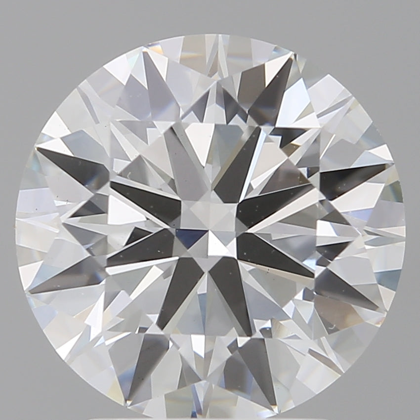 2.95 Carat Round Shaped, Ideal Cut, E Color, VS1 Clarity, IGI Certified Lab Grown Diamond