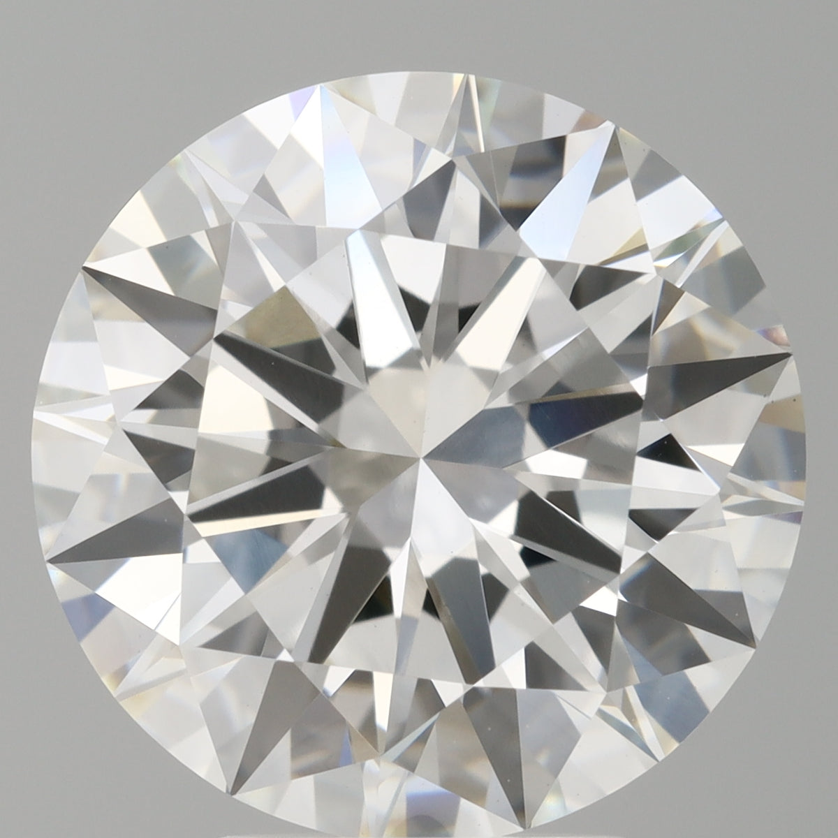 5.06 Carat Round Shaped, Ideal Cut, F Color, VVS2 Clarity, IGI Certified Lab Grown Diamond