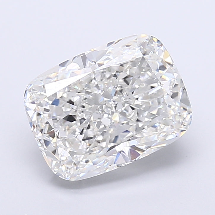 6.02 Carat Cushion Shaped, Very Good Cut, F Color, VS1 Clarity, IGI Certified Lab Grown Diamond