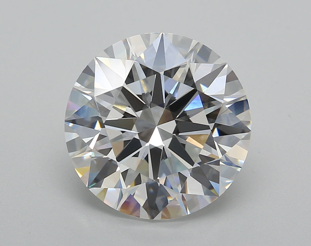 5.02 Carat Round Shaped, Ideal Cut, E Color, VS1 Clarity, IGI Certified Lab Grown Diamond